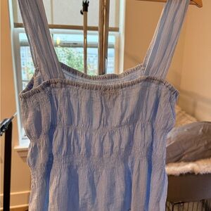 Blue Striped Women's Top